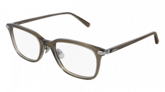 Brioni BR0054O Eyeglasses, 004 - BROWN with TRANSPARENT lenses
