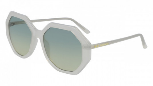 Calvin Klein CK19502S Sunglasses, (101) MILKY WHITE