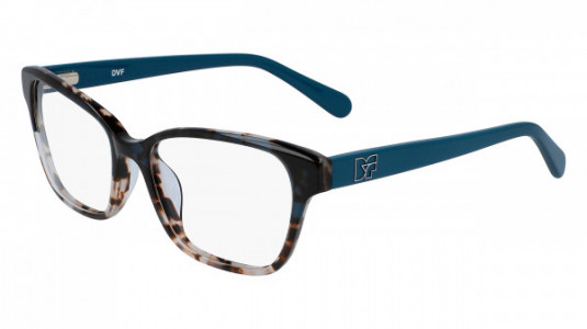 Diane Von Furstenberg DVF5116 Eyeglasses, (340) TEAL/BROWN TORTOISE