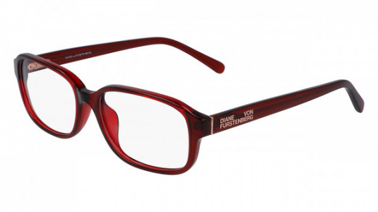 Diane Von Furstenberg DVF5118 Eyeglasses, (600) RED CRYSTAL