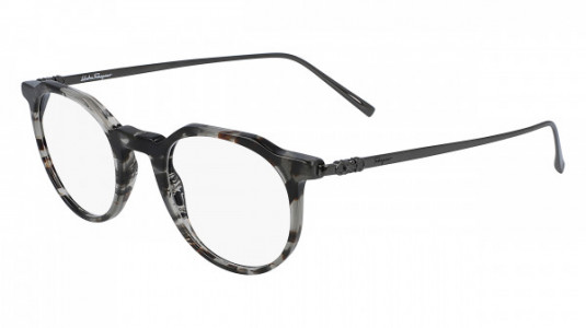 Ferragamo SF2845 Eyeglasses, (052) GREY HAVANA