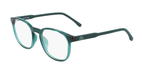 Lacoste L3632 Eyeglasses, (315) SHINY GREEN