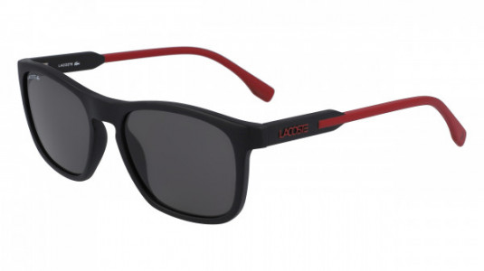 Lacoste L604SND Sunglasses, (004) MATTE BLACK/RED