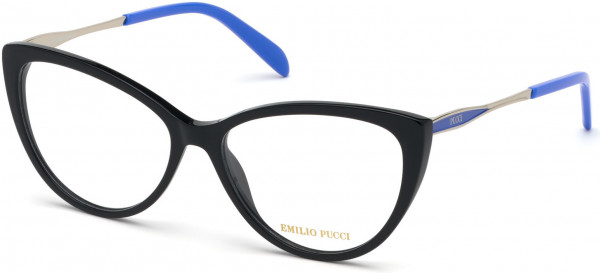 Emilio Pucci EP5101 Eyeglasses, 001 - Shiny Black