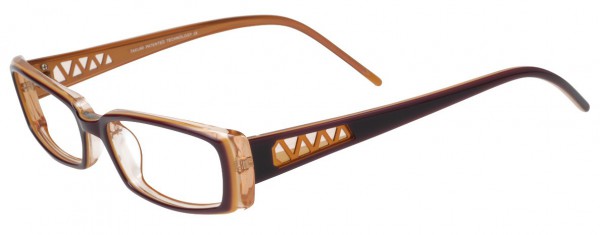 Takumi T9701 Eyeglasses, PURPLE/CLEAR CARAMEL