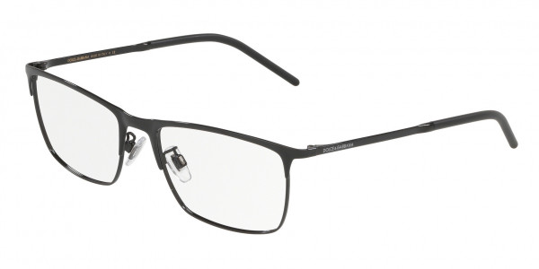 Dolce & Gabbana DG1309 Eyeglasses, 1277 MATTE BLACK/GUNMETAL