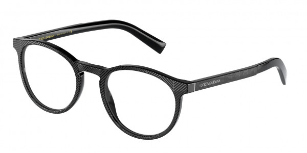 Dolce & Gabbana DG3309 Eyeglasses, 3298 NERO TEXTURE SPIGATO (BLACK)