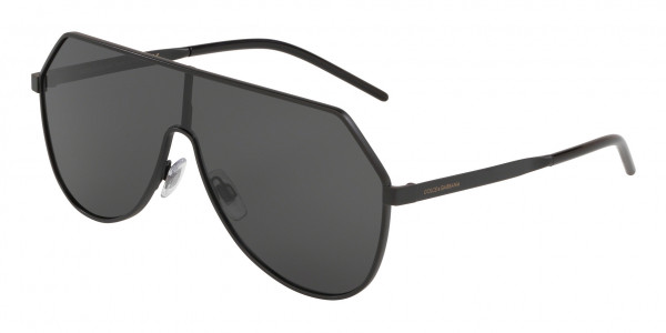 Dolce & Gabbana DG2221 Sunglasses, 110687 MATTE BLACK (BLACK)