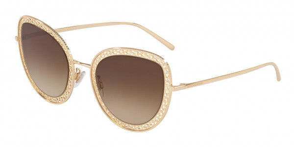 Dolce & Gabbana DG2226 Sunglasses, 02/13 GOLD (GOLD)