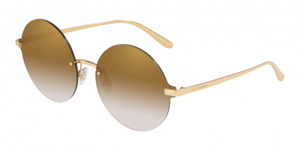 Dolce & Gabbana DG2228 Sunglasses, 02/6E GOLD (GOLD)