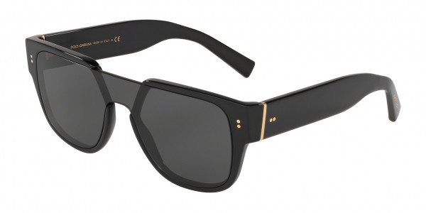 Dolce & Gabbana DG4356F Sunglasses, 501/87 BLACK (BLACK)