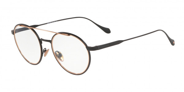 Giorgio Armani AR5089 Eyeglasses, 3001 MATTE BLACK &BRONZE (BLACK)