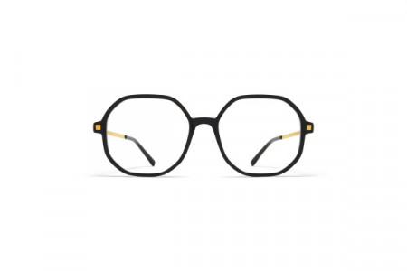 Mykita HILLA Eyeglasses, C6 Black/Glossy Gold