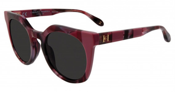 Carolina Herrera SHN595 Sunglasses, Burgundy 0GED