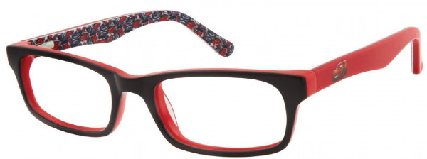 Disney Eyewear Disney Cars CAE2 Eyeglasses, Black / Red