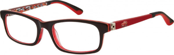Disney Eyewear Disney Cars CAE6 Eyeglasses, Black / Red