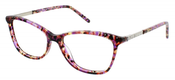 Jessica McClintock JMC 4305 Eyeglasses, Berry Multi