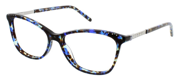Jessica McClintock JMC 4305 Eyeglasses, Blue Multi
