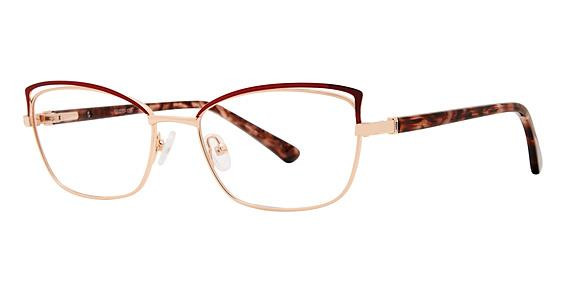 Avalon 5080 Eyeglasses, Burgundy/Gold