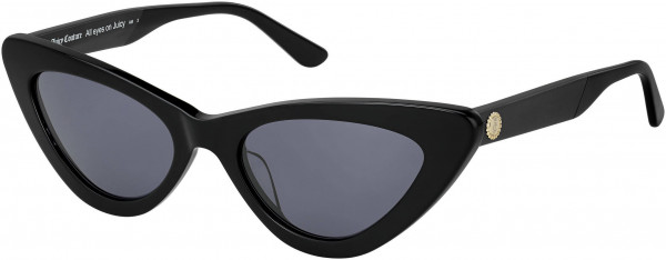Juicy Couture JU 607/S Sunglasses, 0807 Black