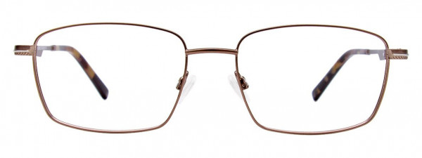 EasyClip EC510 Eyeglasses, 010 - Satin Brown & Steel