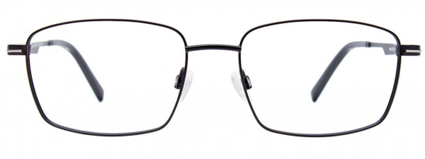 EasyClip EC510 Eyeglasses, 090 - Satin Black & Steel