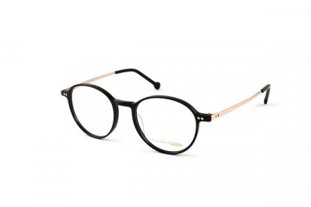 William Morris WM50112 Eyeglasses, BLACK/ GOLD (C2)