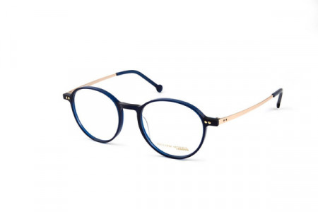 William Morris WM50112 Eyeglasses, NAVY BLUE/ GOLD (C3)