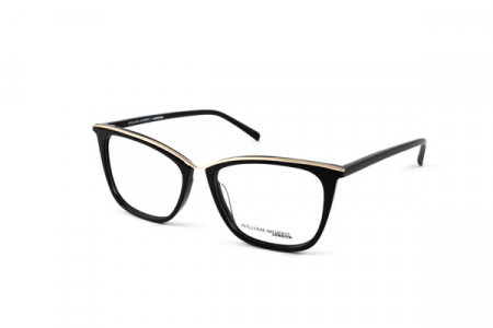 William Morris WM50117 Eyeglasses, BLACK/GOLD (C1)