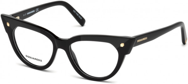 Dsquared2 DQ5235 Eyeglasses, 001 - Shiny Black