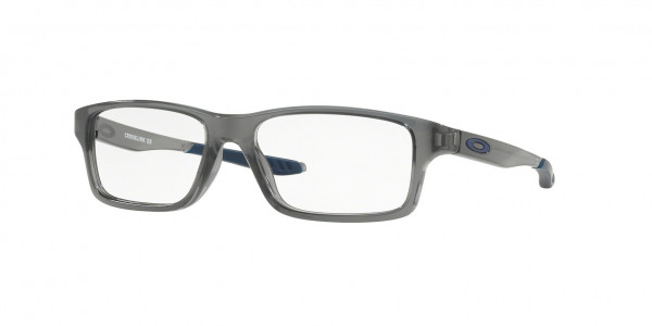 Oakley OY8002 CROSSLINK XS Eyeglasses, 800202 CROSSLINK XS POLISHED GREY SMO (GREY)