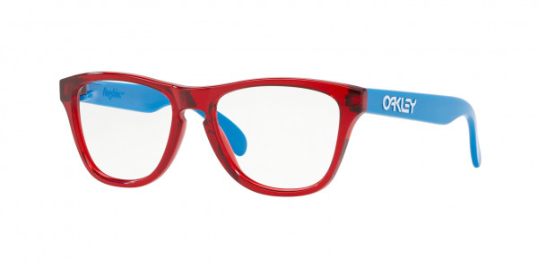 Oakley OY8009 FROGSKINS XS RX Eyeglasses, 800902 FROGSKINS XS RX TRANSLUCENT RE (RED)