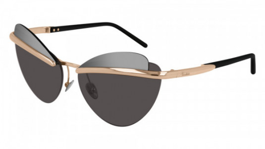 Pomellato PM0062S Sunglasses, 001 - GOLD with GREY lenses
