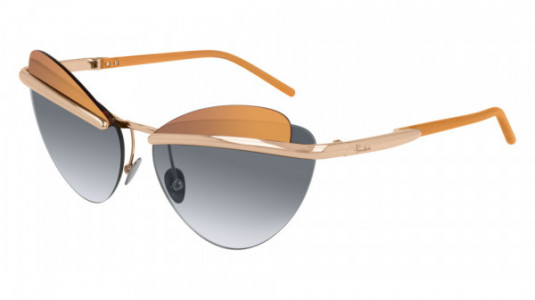 Pomellato PM0062S Sunglasses, 004 - GOLD with GREY lenses