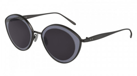 Azzedine Alaïa AA0020S Sunglasses, 004 - RUTHENIUM with GREY lenses