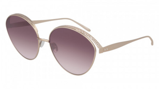 Azzedine Alaïa AA0022S Sunglasses, 003 - GOLD with RED lenses