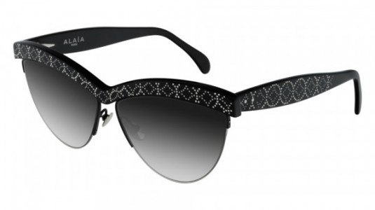 Azzedine Alaïa AA0023S Sunglasses, 002 - BLACK with GREY lenses