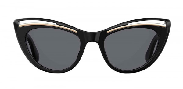 Moschino MOS036/S Sunglasses, 0807 BLACK