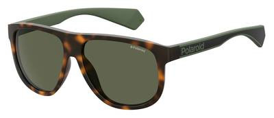 Polaroid Core Pld 2080/S Sunglasses, 0PHW(UC) Havana Green
