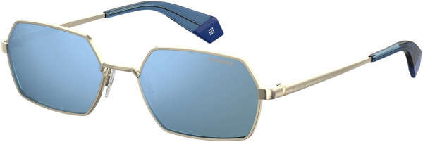 Polaroid Core PLD 6068/S Sunglasses, 0LKS Gold Blue