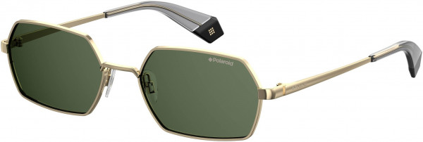 Polaroid Core PLD 6068/S Sunglasses, 0PEF Gold Green