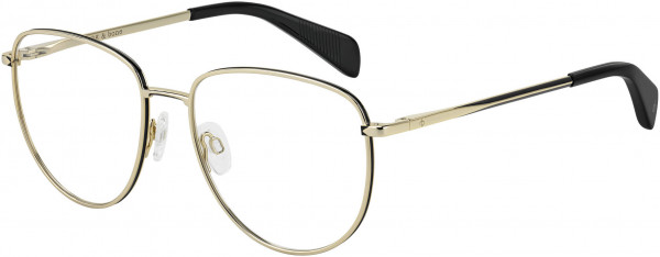 rag & bone RNB 7017 Eyeglasses, 0J5G Gold