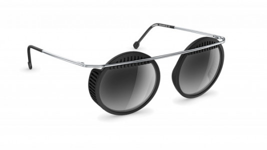 neubau Walter & Wassily Sunglasses, 9010 Black coal/eclectic silver