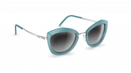 neubau Sarah 3D Sunglasses, 5010 Mint/eclectic silver