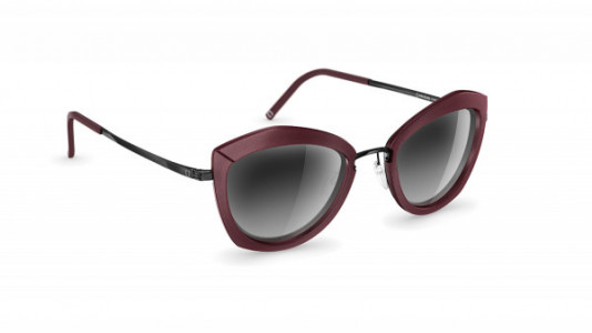 neubau Sarah 3D Sunglasses, 6040 Roasted berry/black ink