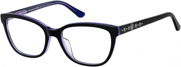 Juicy Couture JU 193 Eyeglasses, 0HK8 Black Violet