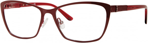 Saks Fifth Avenue Saks 321 Eyeglasses, 0LHF Opal Burgundy