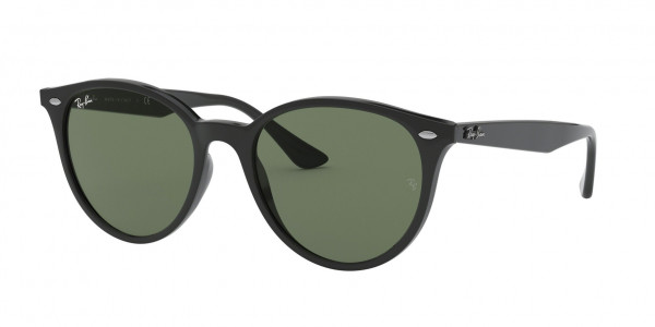 Ray-Ban RB4305 Sunglasses, 601/71 BLACK DARK GREEN (BLACK)