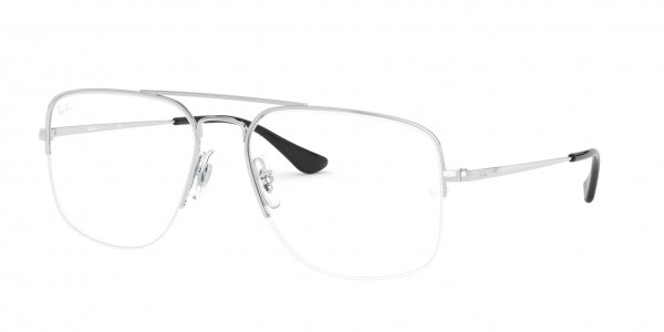 Ray-Ban Optical RX6441 THE GENERAL GAZE Eyeglasses, 2501 SILVER (SILVER)