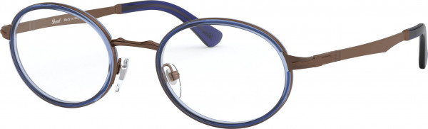 Persol PO2452V Eyeglasses, 1095 BROWN & BLUE (BLUE)
